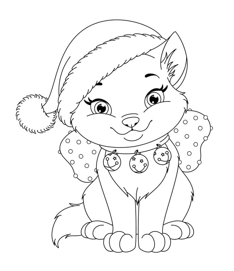 Lindo Gatito de Navidad