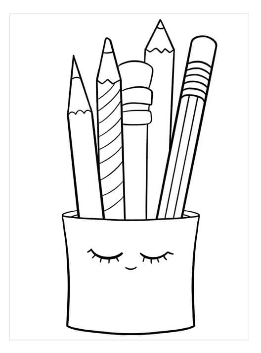 Lindo Lápiz de Dibujos Animados
