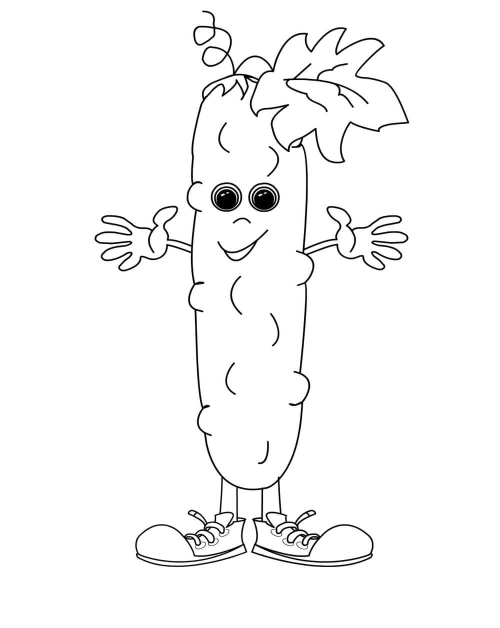 Lindo Pepino Sonriendo