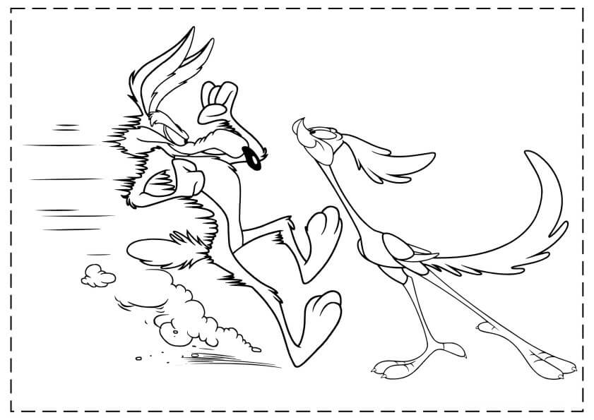 Lobo con Road Runner