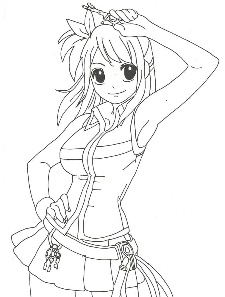 Lucy Heartfilia Sonriendo