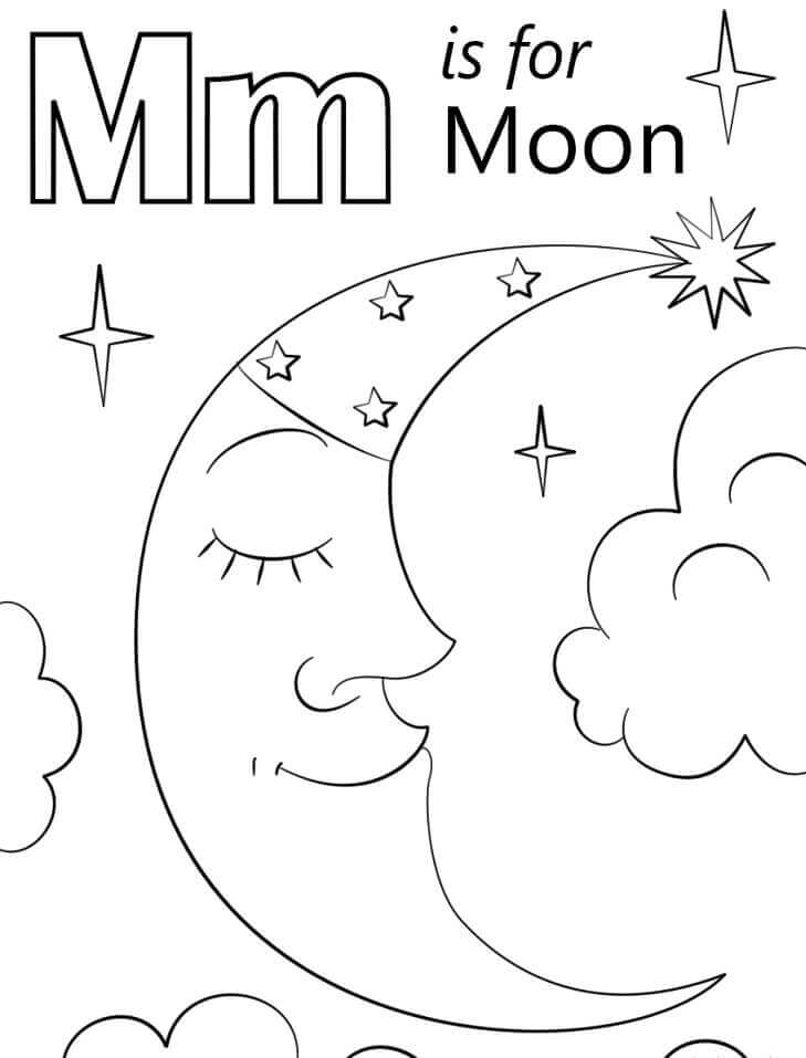 Luna Letra M