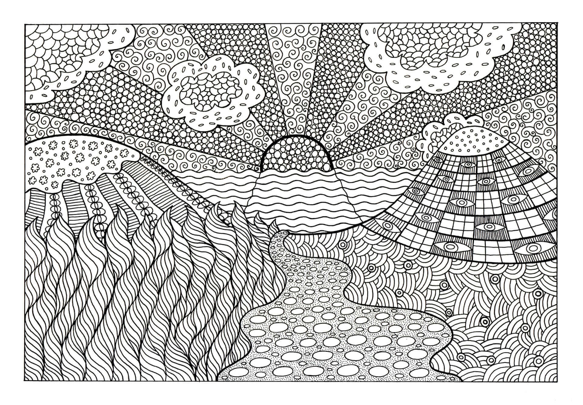 Mandala Al Atardecer