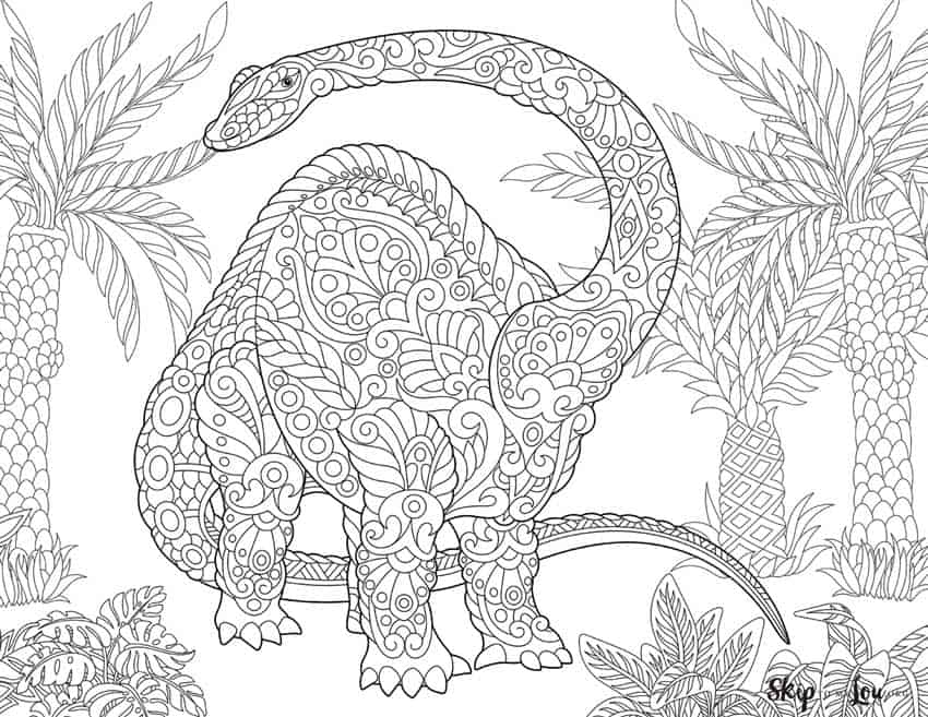 Mandala Brontosaurio