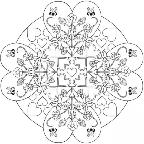 Mandala Corazon Imágenes Gratis