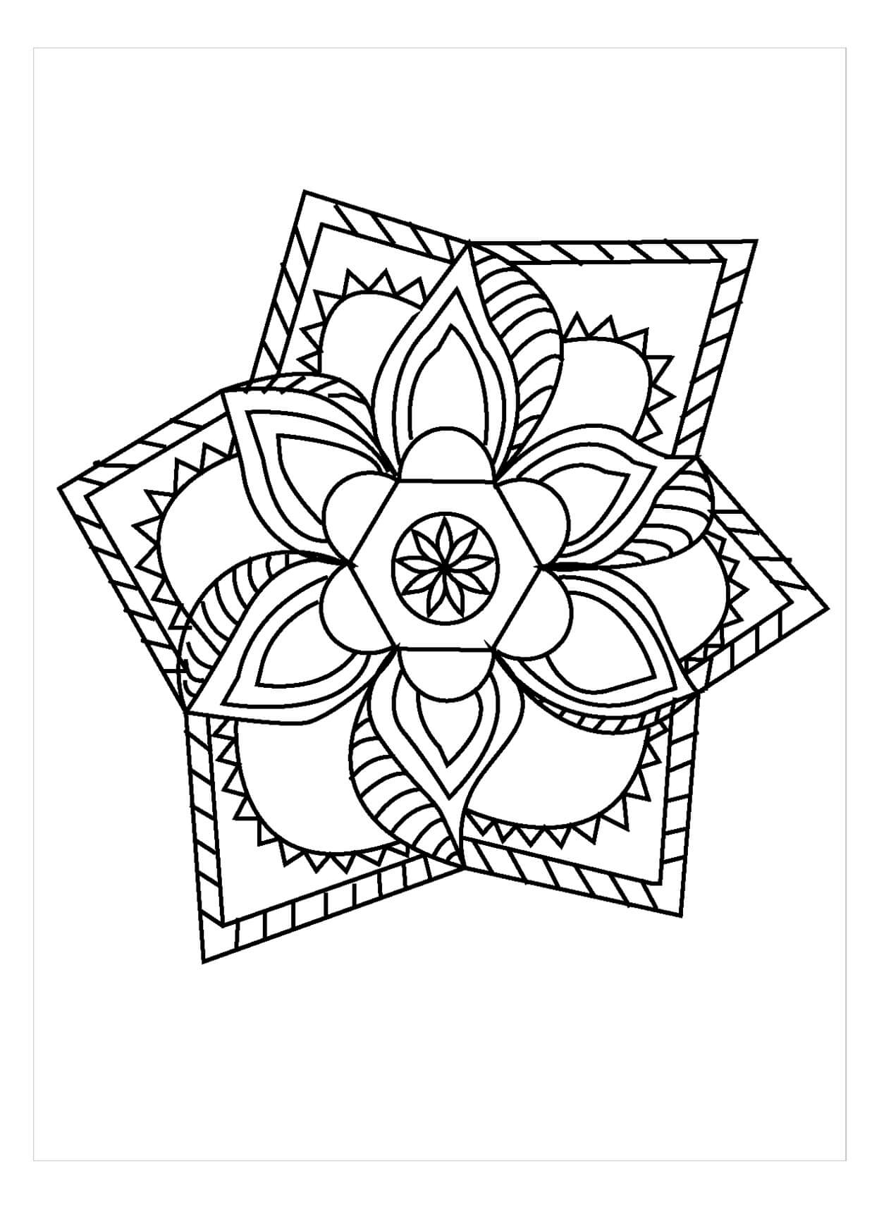 Mandala Corazón Libre