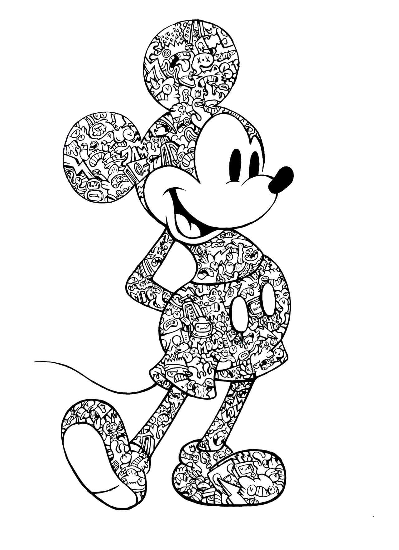 Mandala de Mickey Mouse