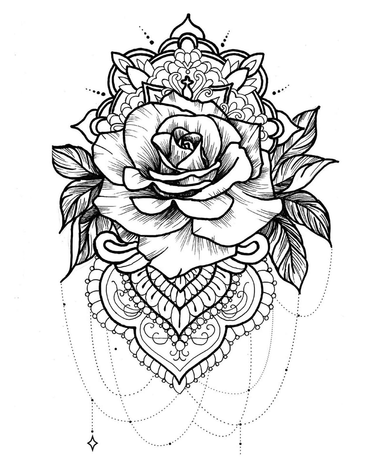 Mandala y Rosa