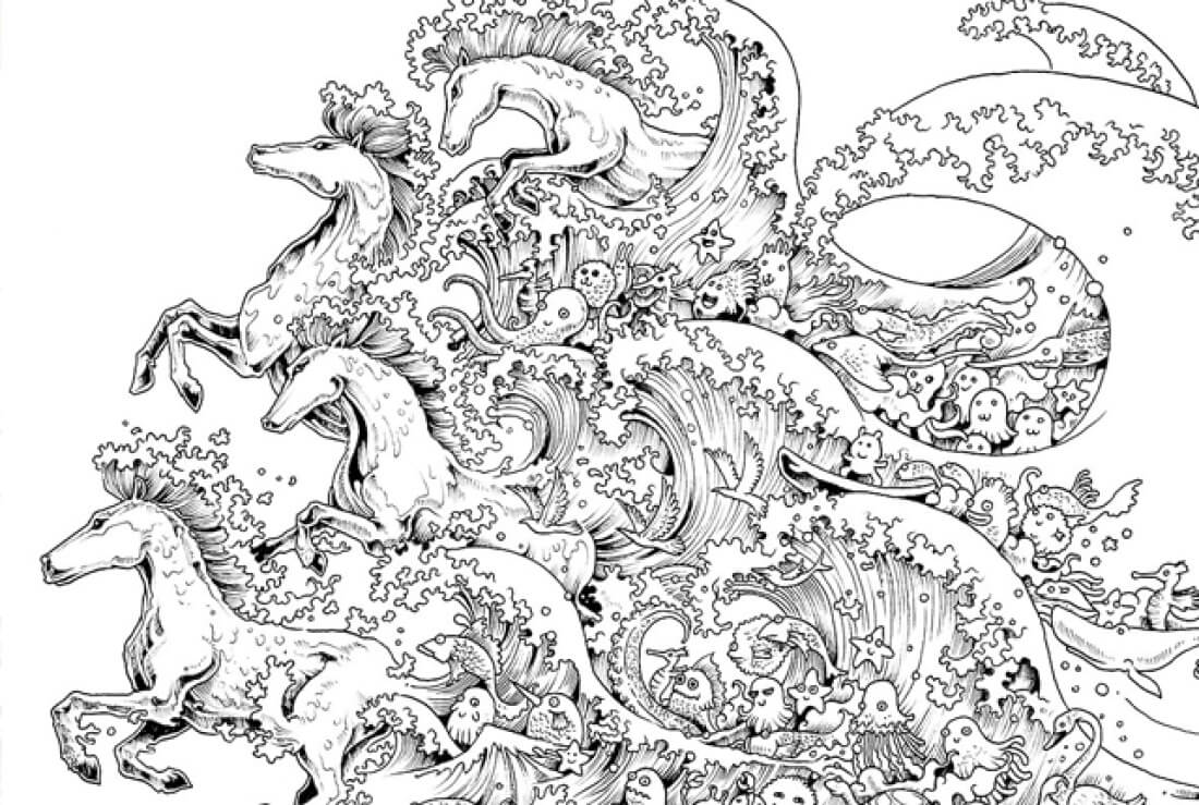 Mandalas Caballos Corriendo