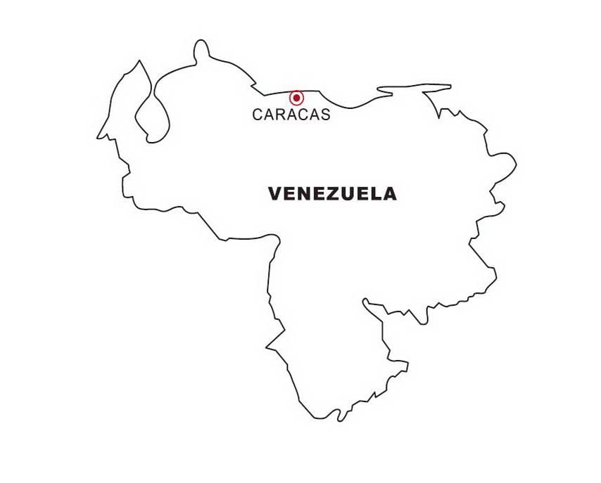 Mapa de Venezuela