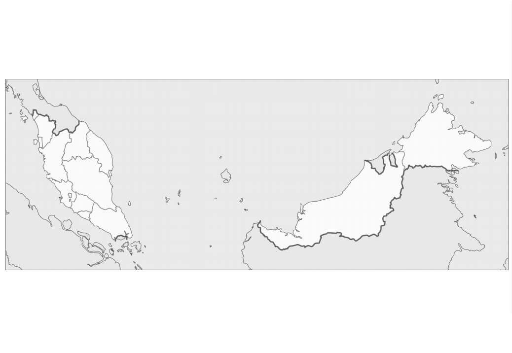 Mapa de Malasia