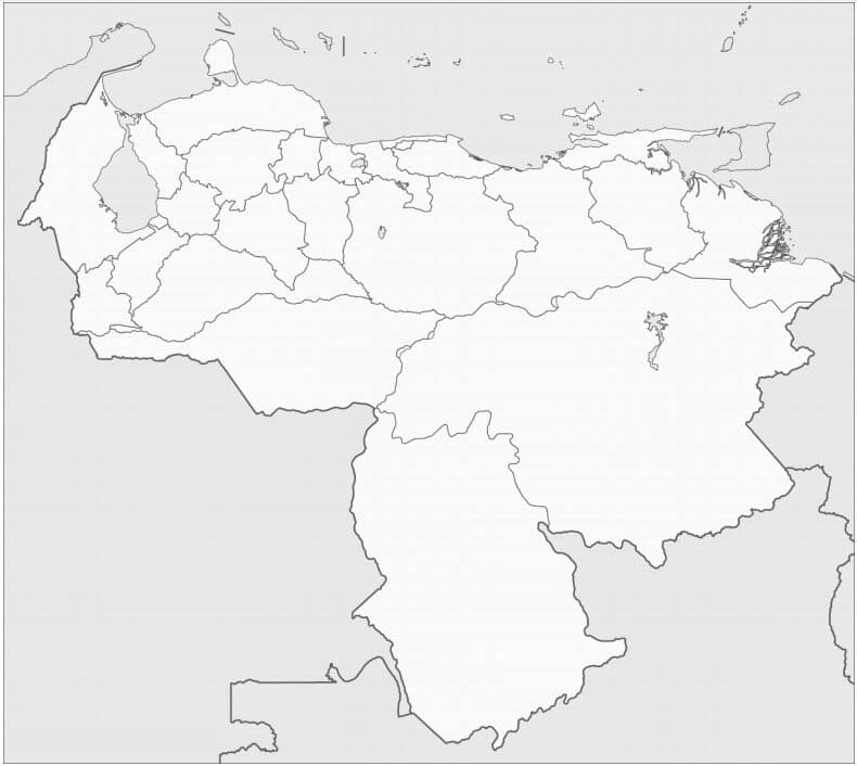 Mapa de Venezuela