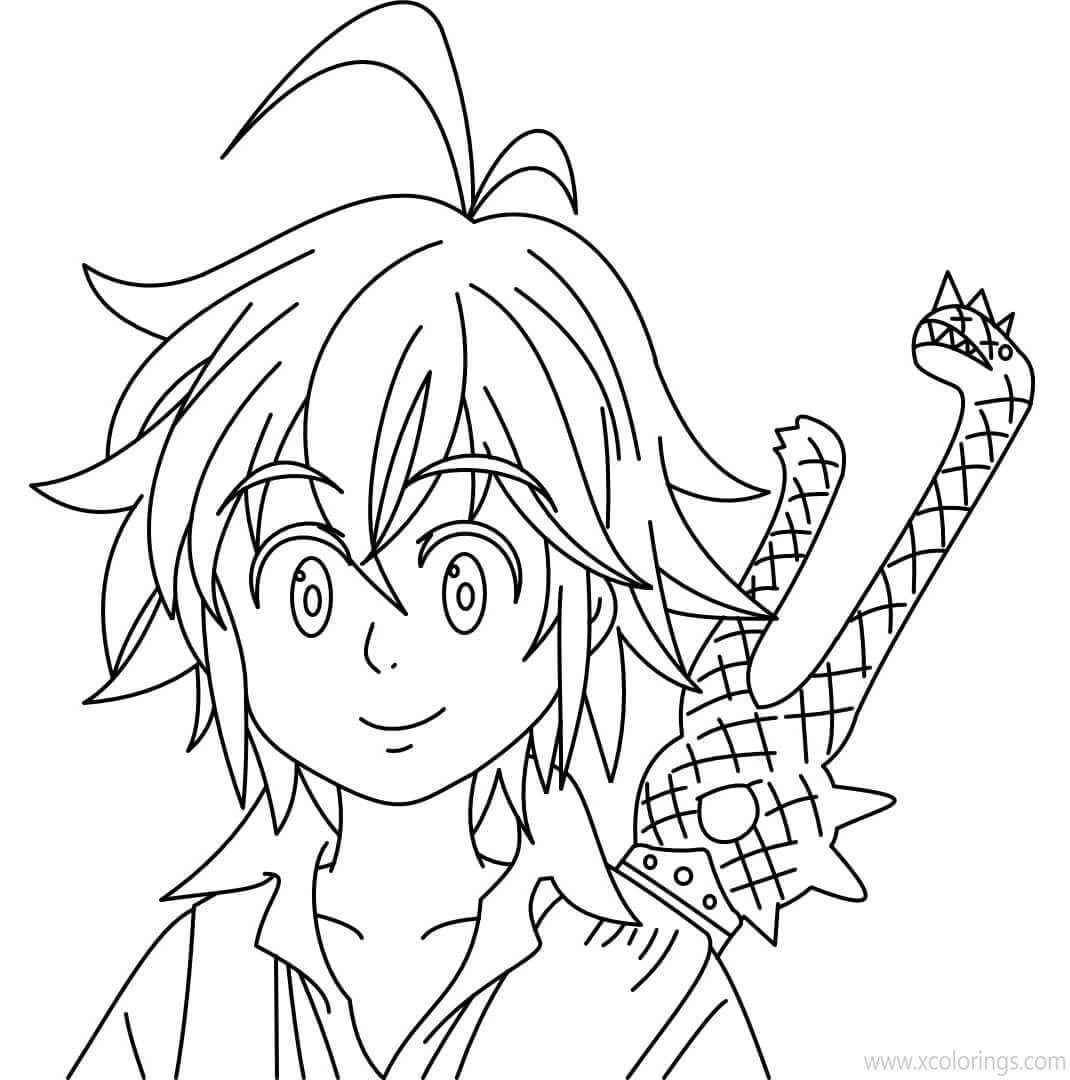 Meliodas Sonriendo
