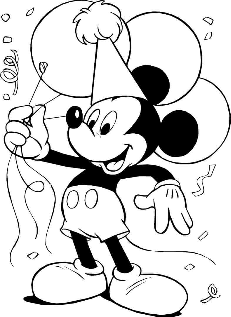 Mickey Mouse en Fiesta de Cumpleaños