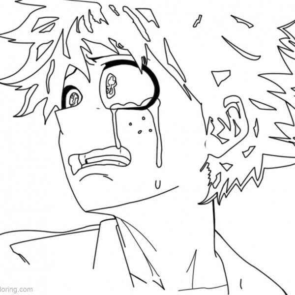 Midoriya Izuku llorar