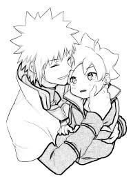 Minato con Boruto