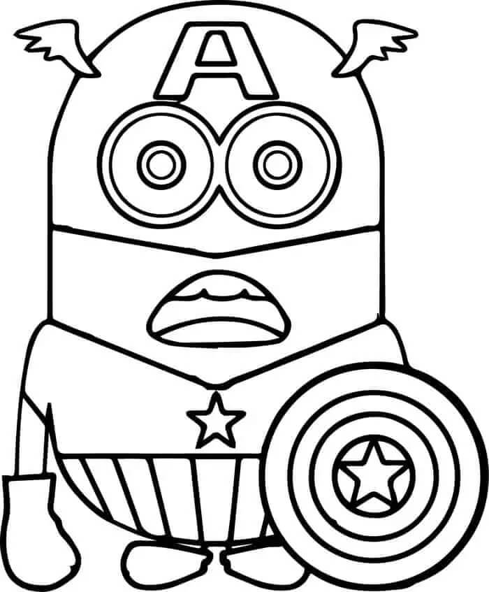 Minion Capitán América