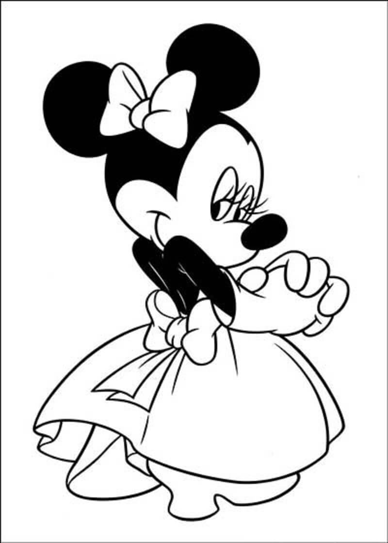 Minnie Mouse es Tímida