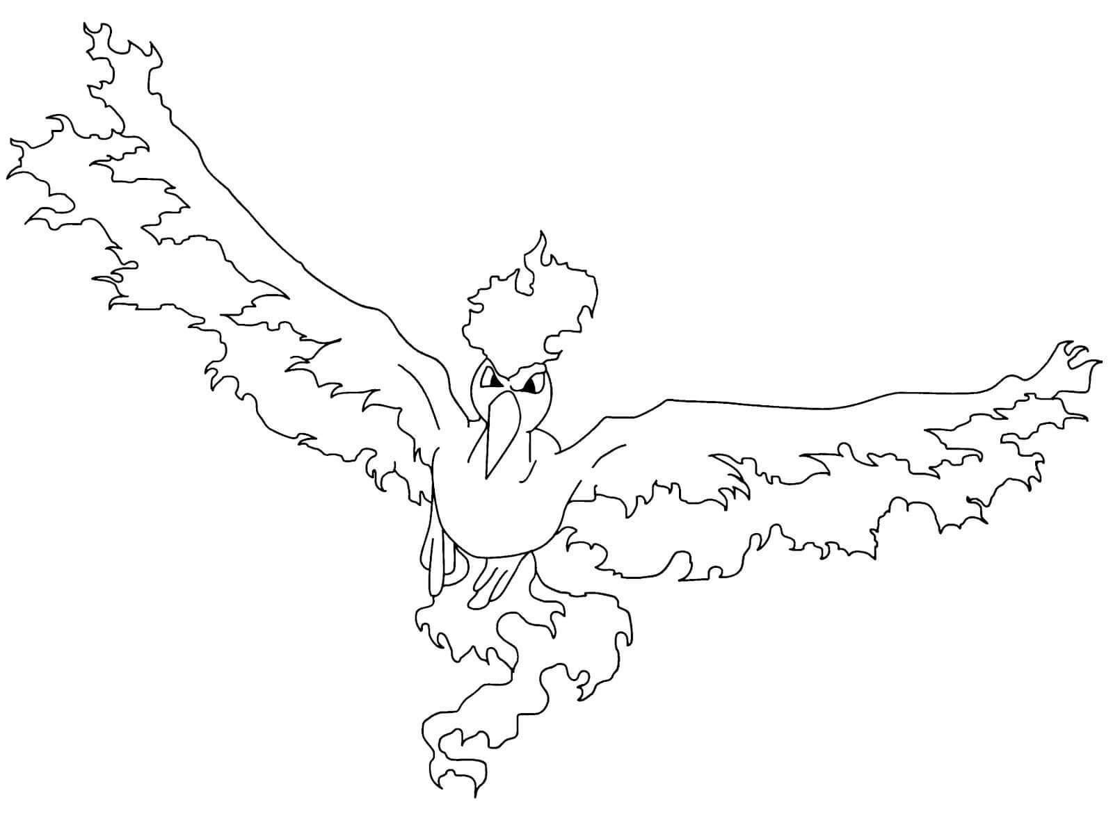 Moltres en Pokémon Legendarios