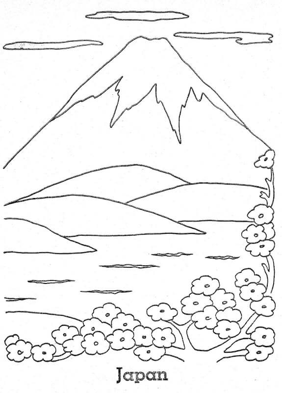 Montaña en Japón