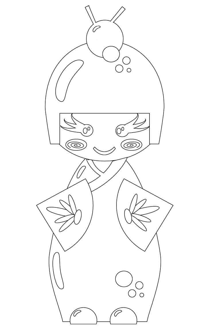 Muñeca Tradicional Japonesa