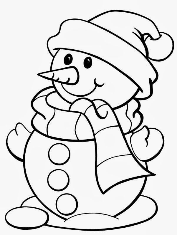 Muñeco de Nieve Sonriente