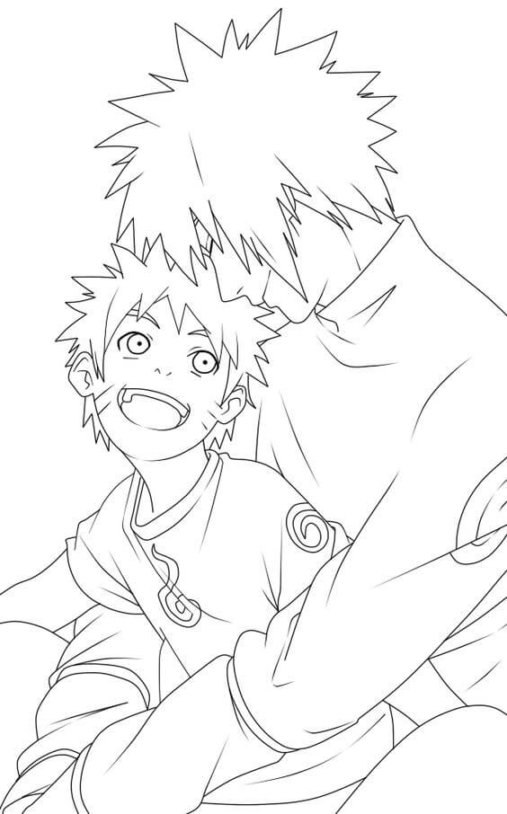 Naruto y Minato