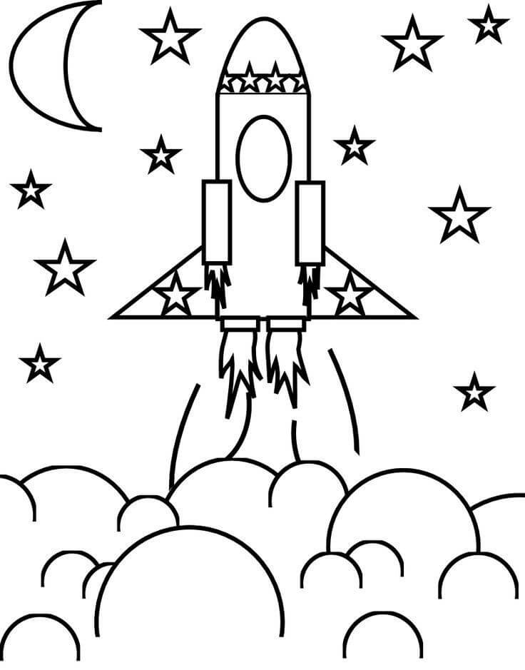 Nave Espacial volando