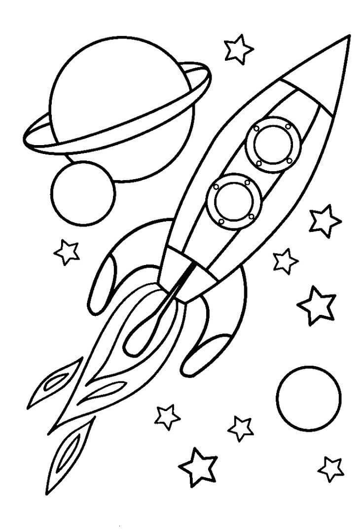 Nave Espacial y Planeta