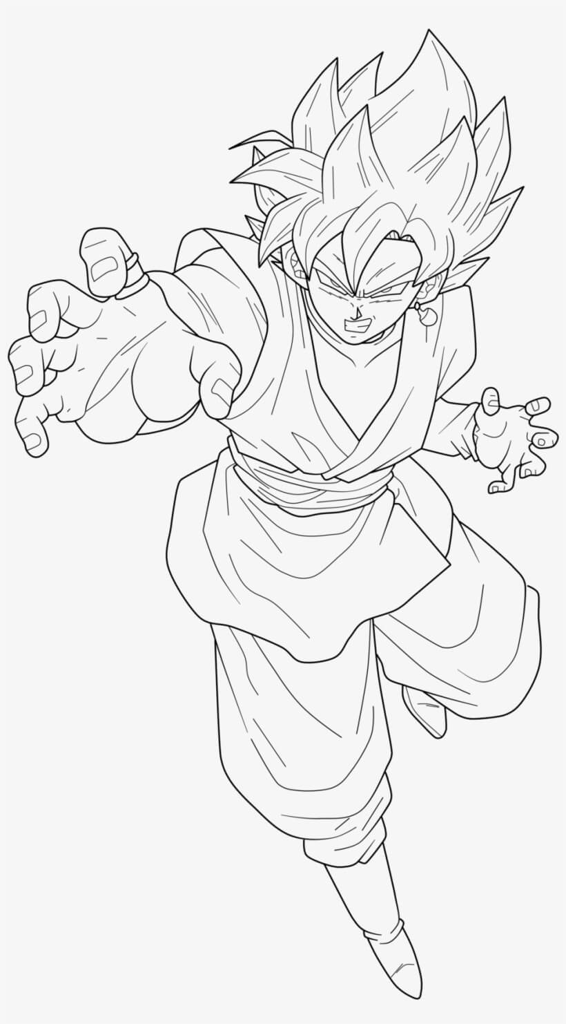 Negro Goku Ataque