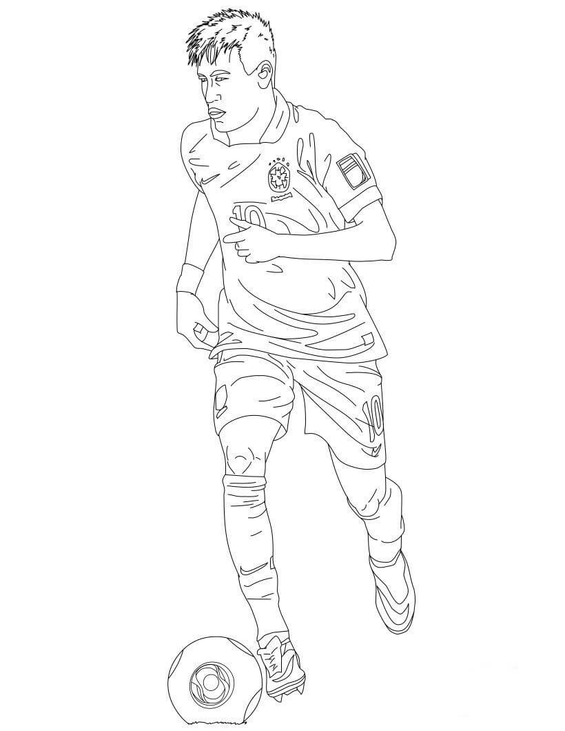 Neymar Jugando Al Fútbol