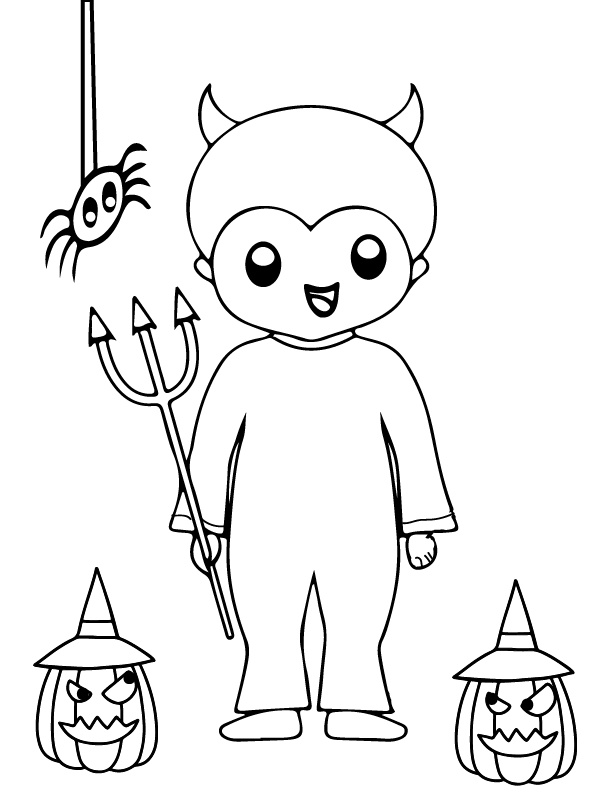 Niño Gótico Halloween Preescolar