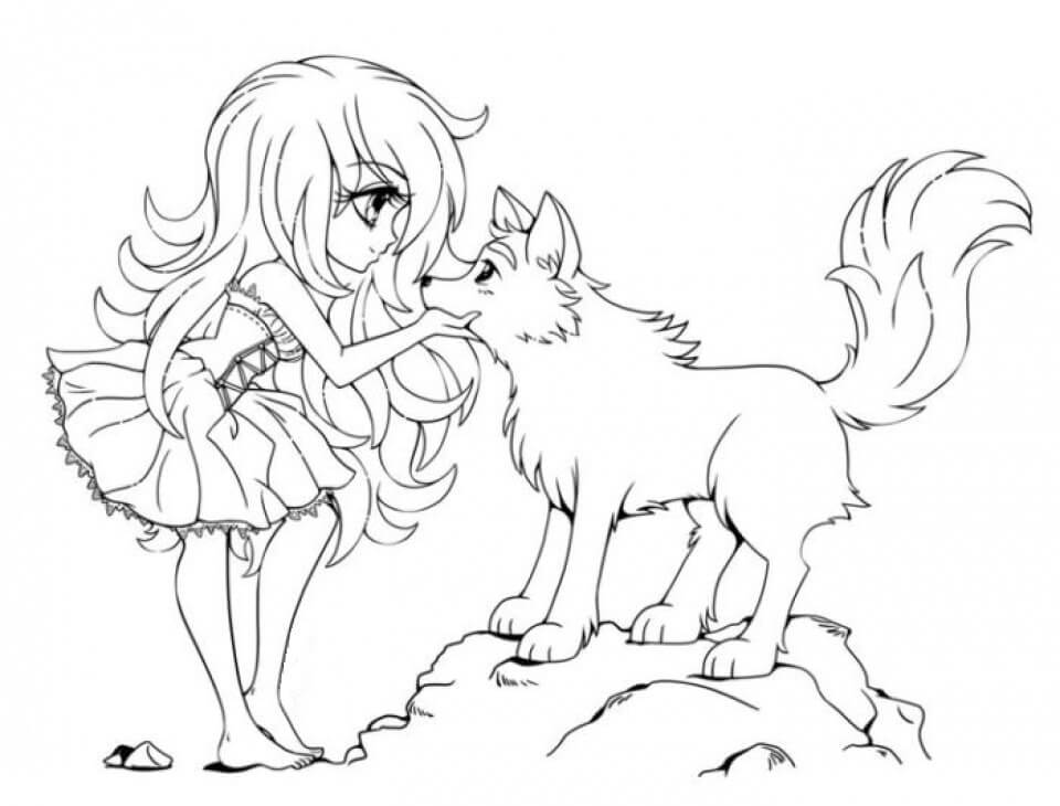Niña Lobo y Lobo Pequeño