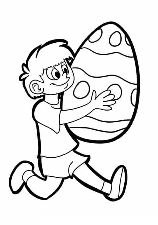 Niño Tenencia Pascua Huevo