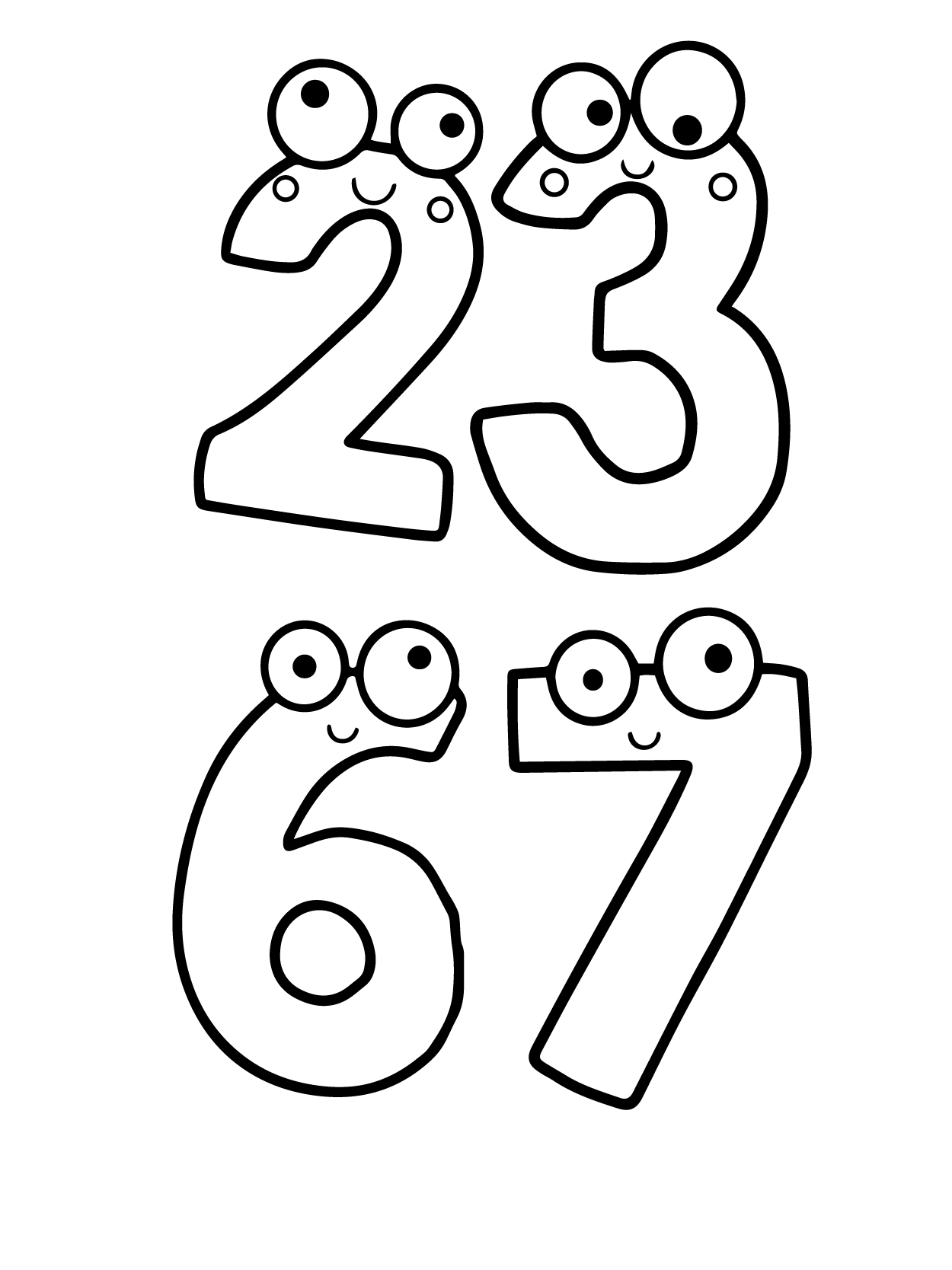 Número Lore 2, 3, 6 y 7