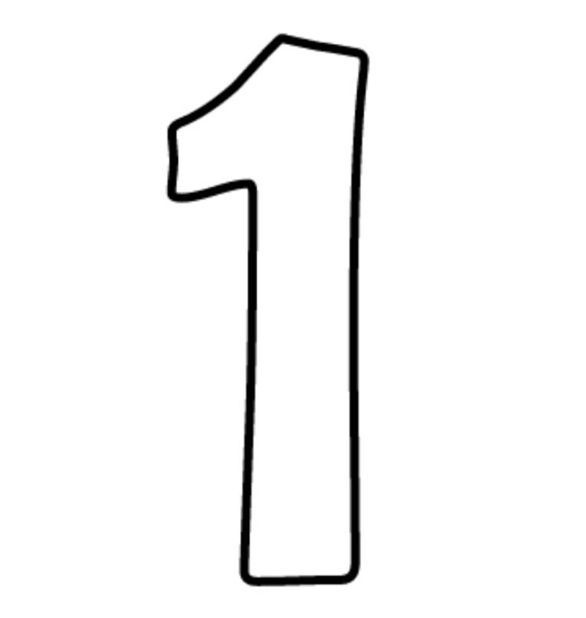 Número Sencillo 1