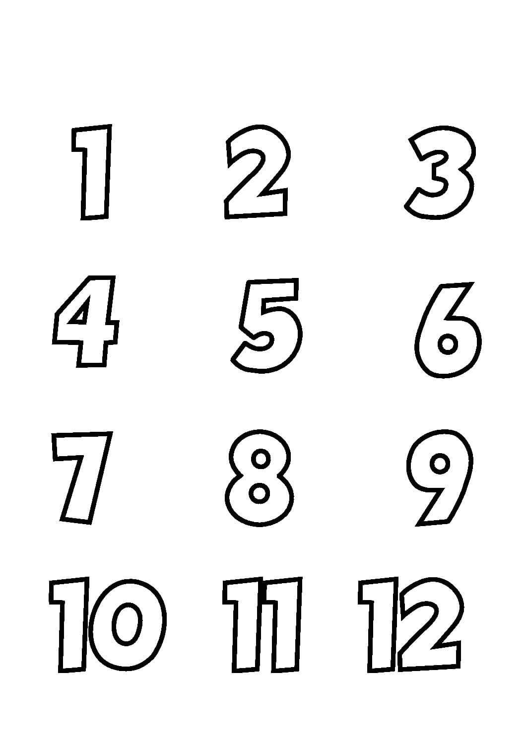 Número Simple del 1 al 10