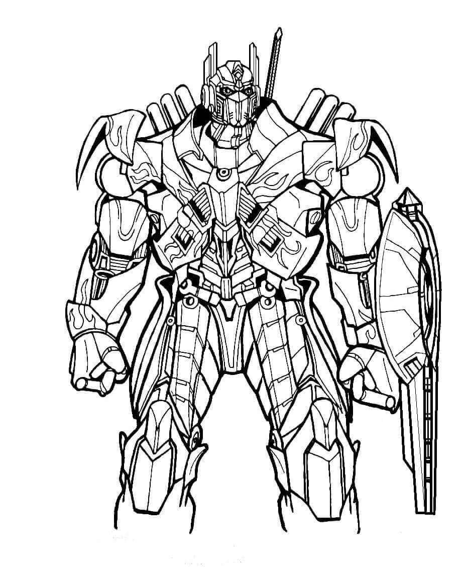Optimus Prime y Shield