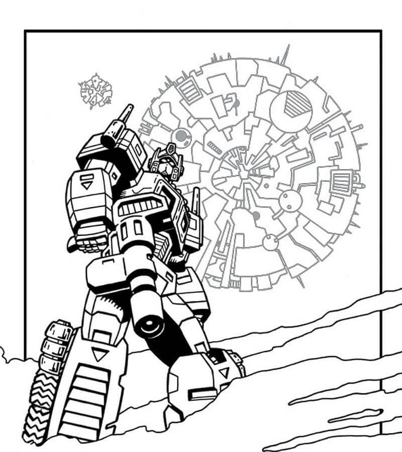 Optimus y Cybertron