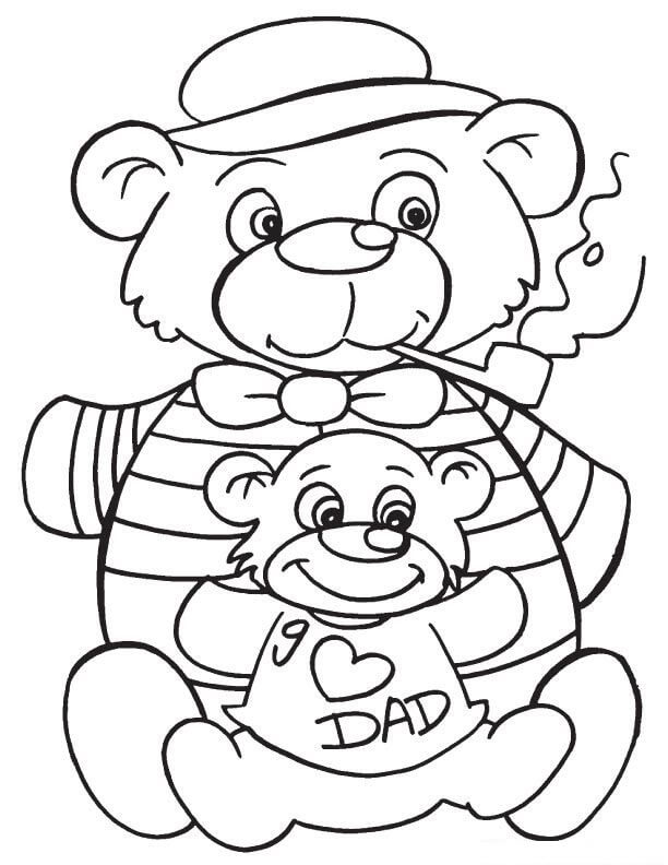 Osito de Peluche Padre e Hijo