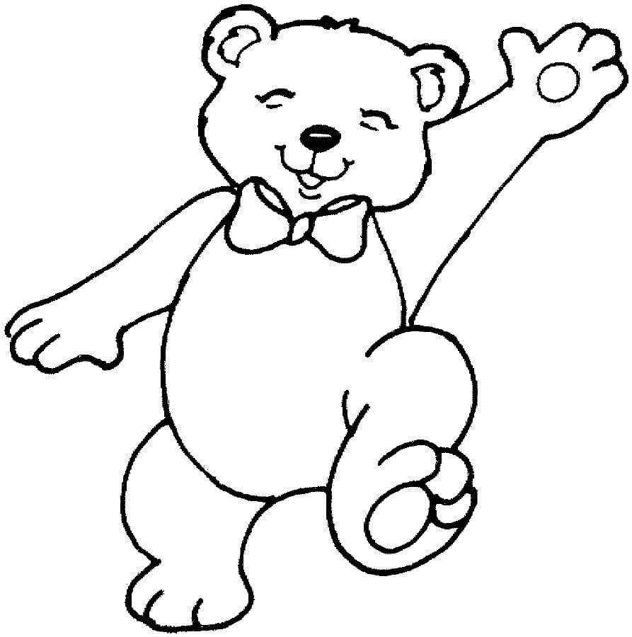 Osito de Peluche Saludar