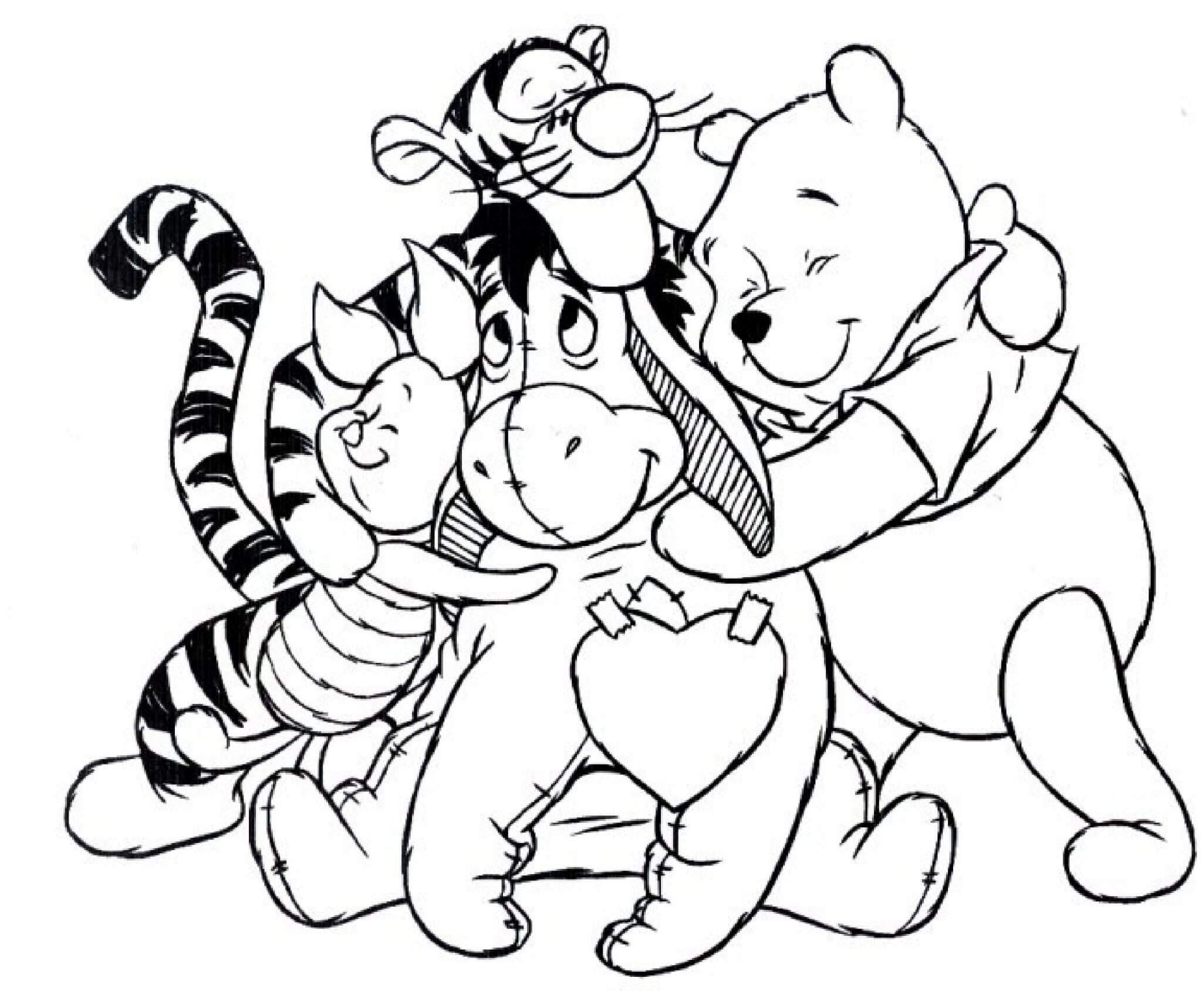 Oso Disney Pooh con Amigos