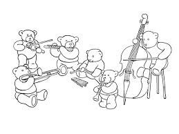 Oso Tocando Instrumento Musical