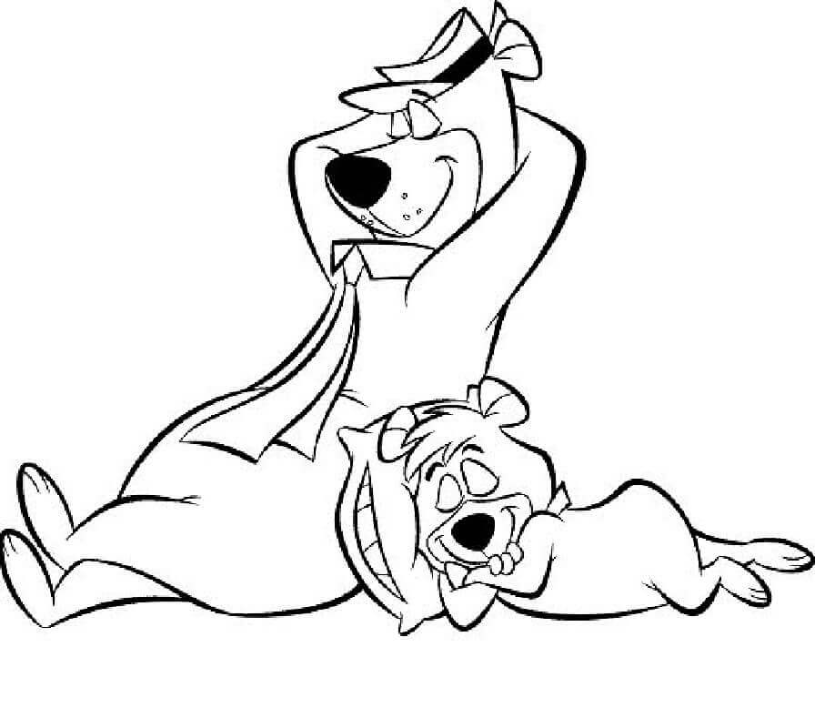 Oso Yogui Durmiendo