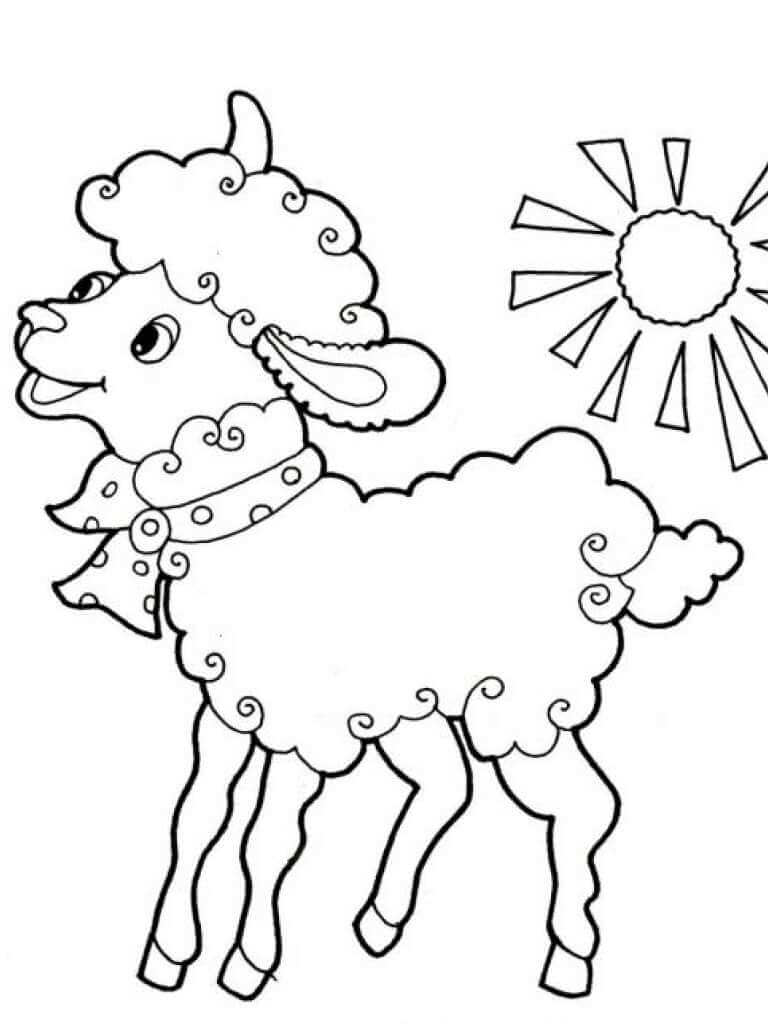 Ovejas de Dibujos Animados
