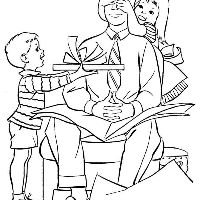 Padre e Hijo en Feliz día del Padre