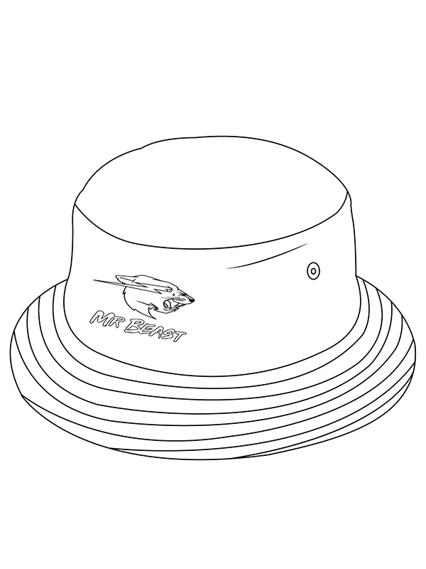 Logotipo de Mr. Beast en Gorra de Verano