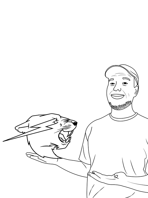 Mr. Beast con Su Logotipo