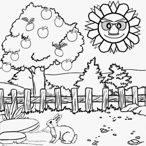 Paisaje de Dibujos Animados
