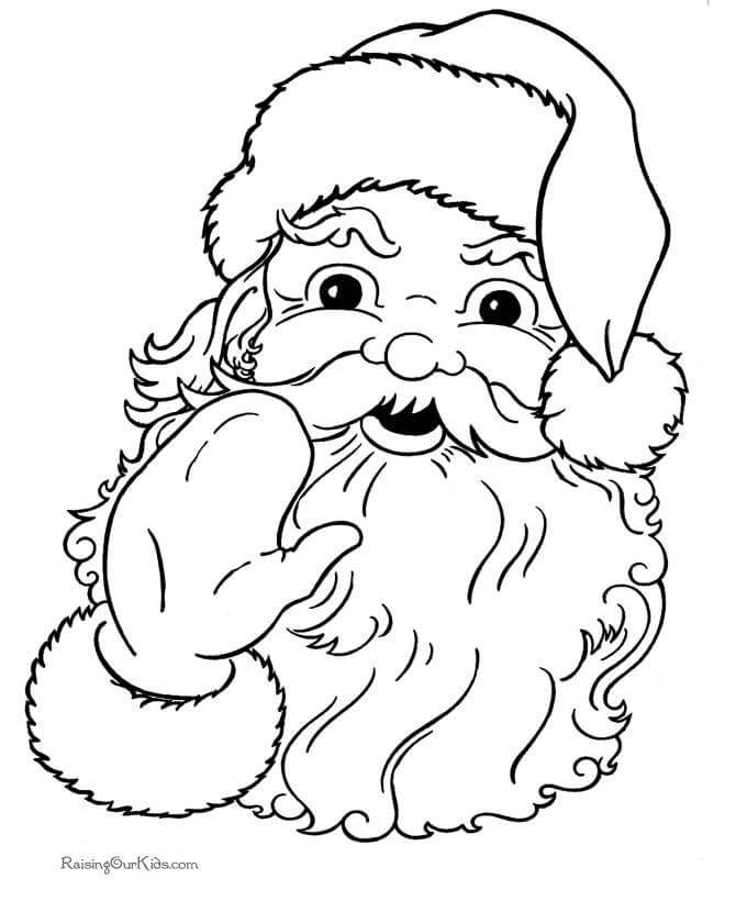 Papá Noel saluda